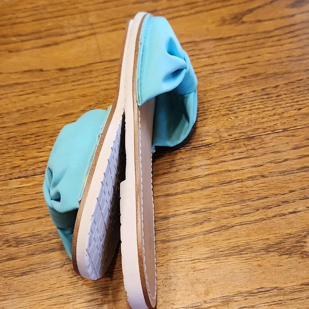 Kate Spade Turquoise Slide Sandals Size 8.5